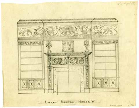 [Library Mantel - House "A"]