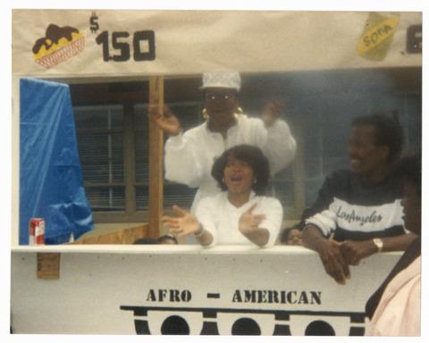 Afro-American Student Union [fundraising booth]