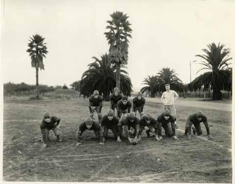 Early 20th Century Football Practice (Cal Poly)