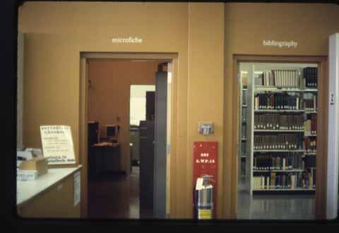 Microfiche and Bibliography [doorways]
