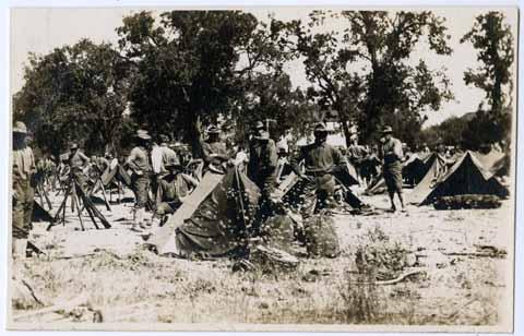 Soldiers at Camp Ringgold