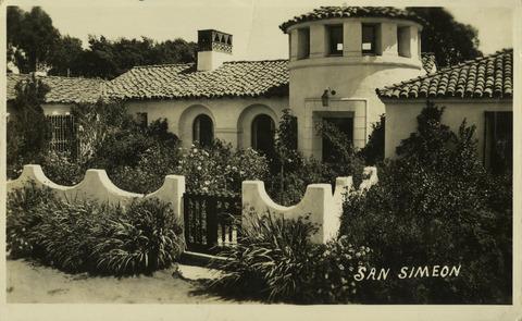Residence, San Simeon Village, 1934