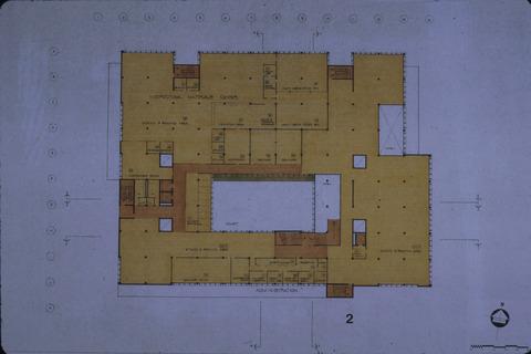 [Layout of first floor plan of Kennedy Library]