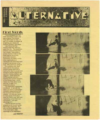 The Alternative, number 2, November 1986
