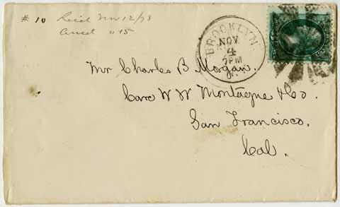 Letter from Emma Morgan to Charles Morgan, 1878