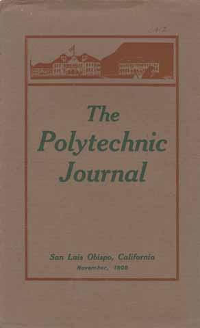 Polytechnic Journal, November 1908
