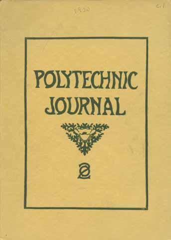 Polytechnic Journal, June 1920