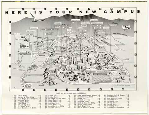 1967 Campus Map