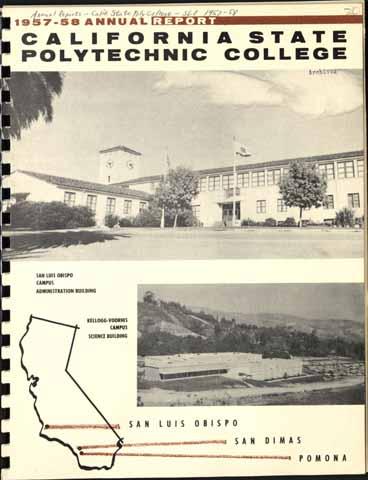 Annual Report, California Polytechnic State College, 1957-58