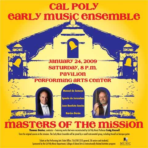 Early Music Ensemble concert flyer