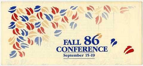 Fall Conference, 1986