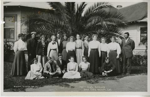 San Luis Obispo High seniors, class of 1911