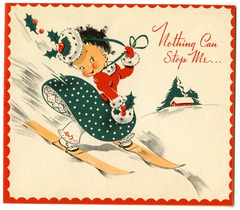 A Christmas Card from Miriko Nagahama to Betty Salzman, December 12, 1942