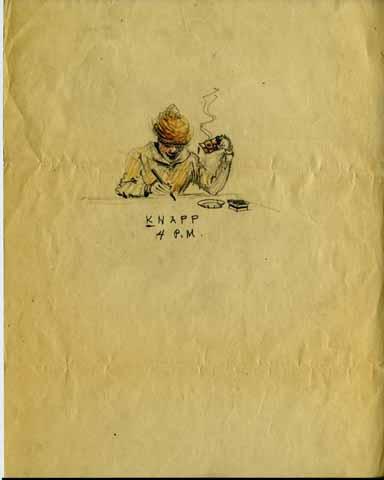 [Charlotte Knapp's sketch of Julia Morgan, 1926]
