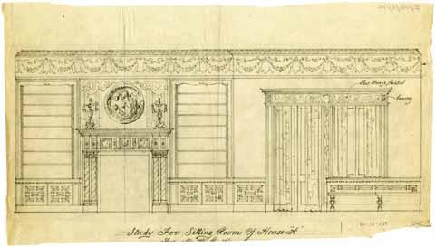 [Study For Sitting Room of House "A"]