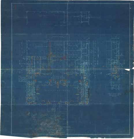 Floor plan for gymnasium building [blueprint]