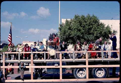 'America: You've Come A Long Way' Homecoming Parade stage, 1975