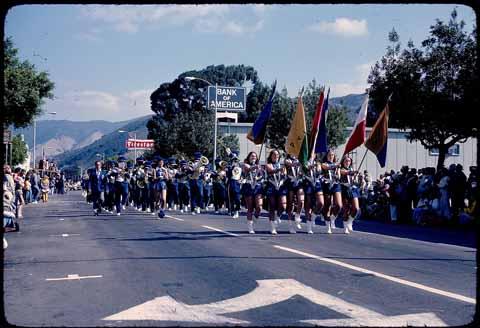 Delano marching band, 1975