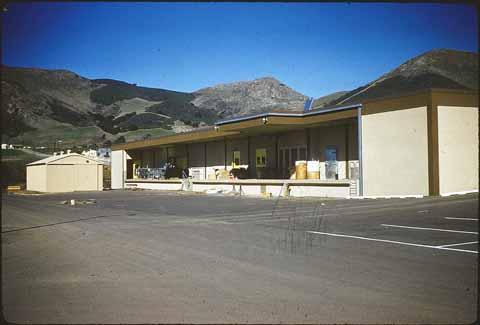 [Back entrance of Facilities building?],1962