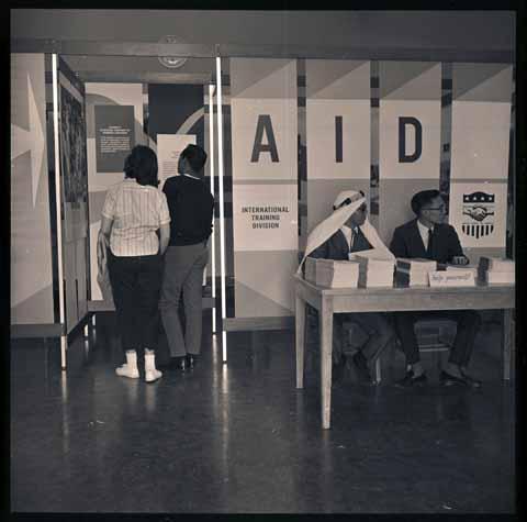 American International Development (AID) booth