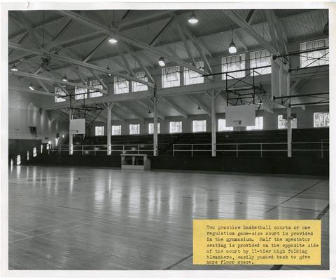 Basketball Courts in Crandall Gymnasium