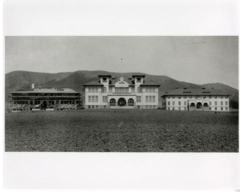 First Three Cal Poly Buildings with Household Arts Building Under Construction