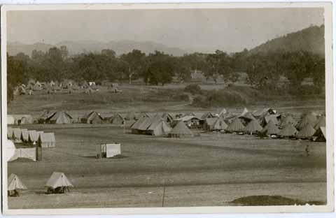 Tents at Camp Ringgold
