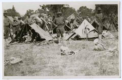 War Maneuvers Camp Ringgold Atascadero Calif 1908 Medics