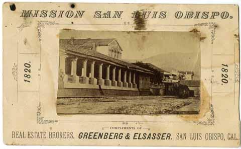 Mission San Luis Obispo, circa 1870-1878