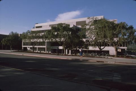 [Street view of finished Kennedy Library]