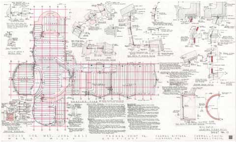 House for Mrs. June Hass, mill details, heating plan and details, sheet no. 10