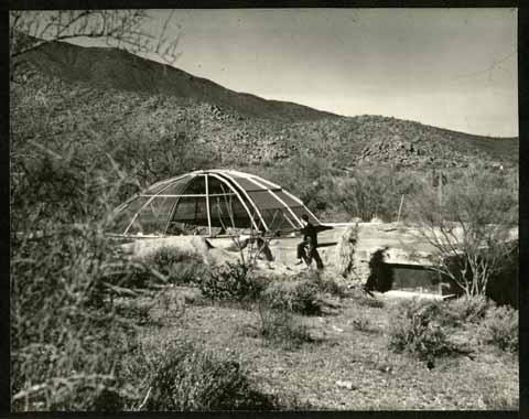 Dome House, residential, Soleri-Mills Design, Cave Creek, Arizona undated
