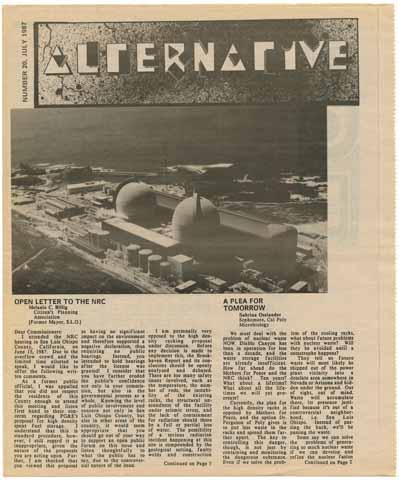 The Alternative, number 20, July 1987
