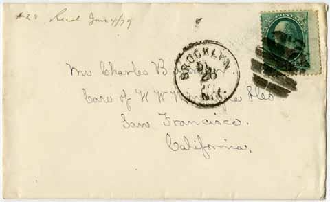 Letter from Eliza Morgan to Charles Morgan, December 26, 1878