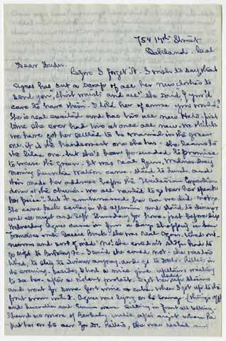 Letter from Eliza Morgan to Julia Morgan, May 7, 1898