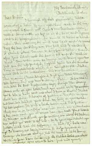 Letter from Eliza Morgan to Julia Morgan, May 19, 1901