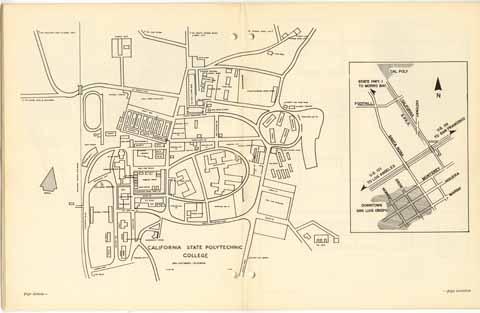 1956 Campus Map