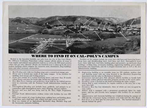 Where to Find It on Cal-Poly's Campus [1943 Campus Map]