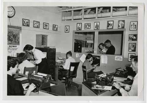 Student Journalists for El Mustang, circa 1956
