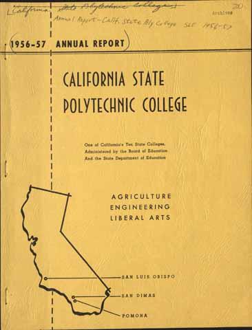 Annual Report, California Polytechnic State College, 1956-57