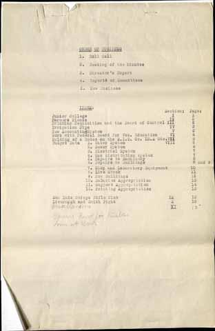 Director's Report [to Board of Trustees], April 24, 1920
