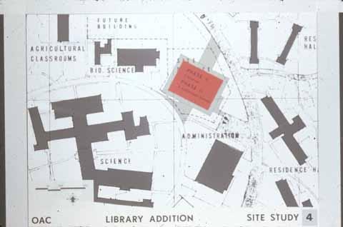 [Plan of proposed addition to Kennedy Library]
